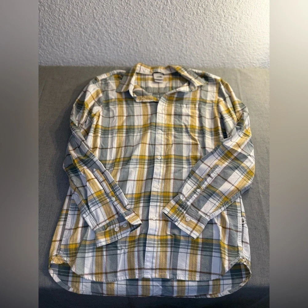 The North Face Hayden Pass 2.0 Plaid Button‎ Down Shirt Men's Large Cotton TNF